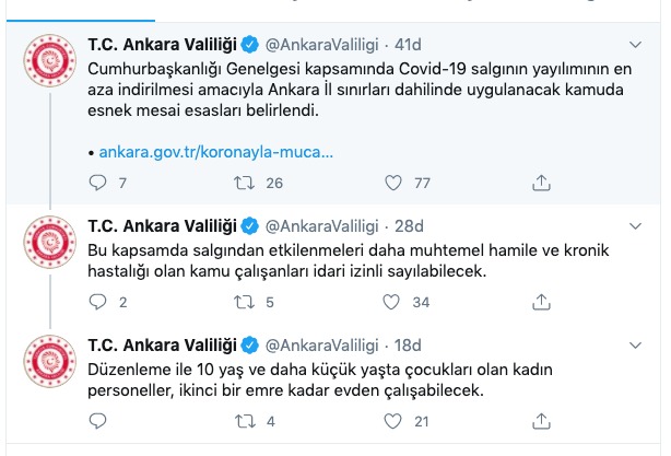 Ankara Valiliği'nden 'kamuda esnek mesai' kararı